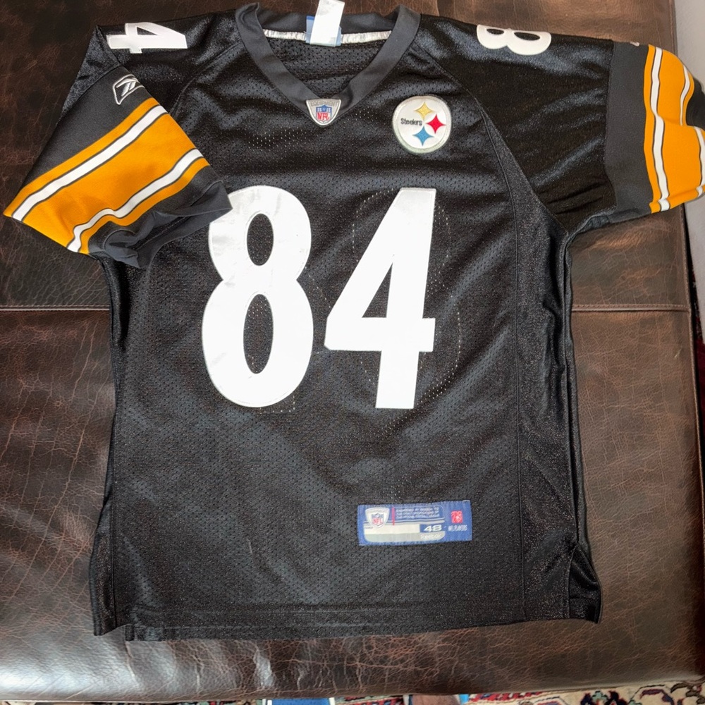 Steelers Antonio Brown Authentic, Stitched Jersey. Size 48 (fits like a medium).